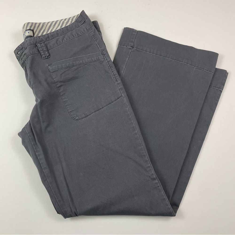 Old Navy Wide Leg Charcoal Chinos Women’s 14 Regular